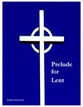 Prelude for Lent piano sheet music cover
